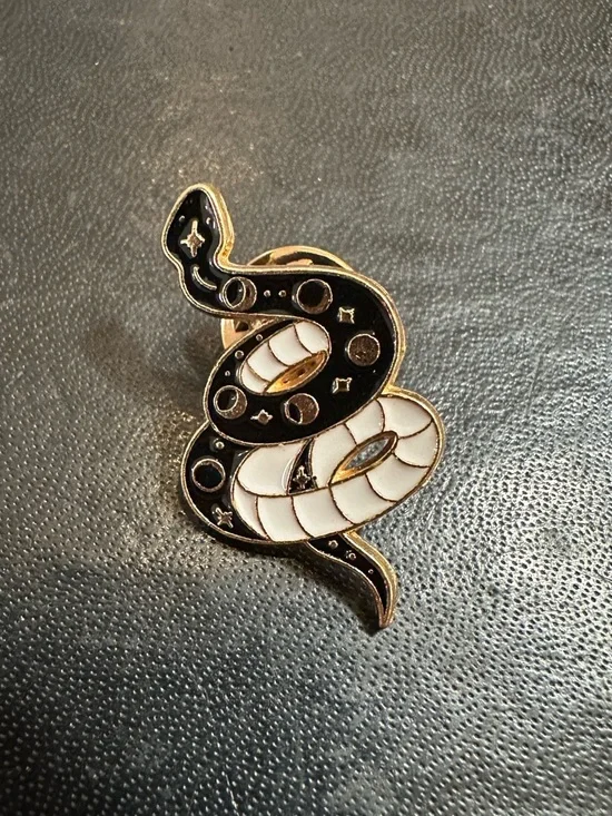 Witchy Snake Enamel Pin Bundle 🐍 Goth Celestial Aesthetic 6pc - Picture 4 of 8